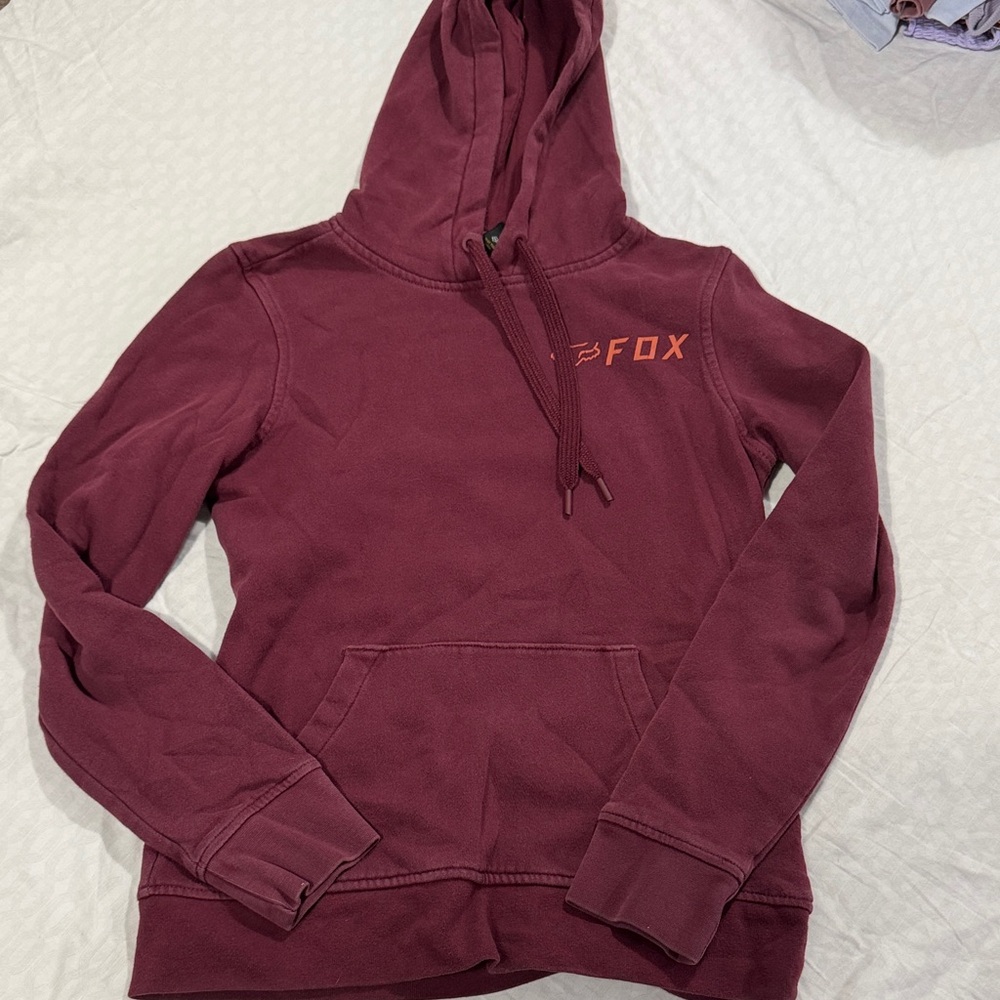 Fox Women's Maroon Hoodie